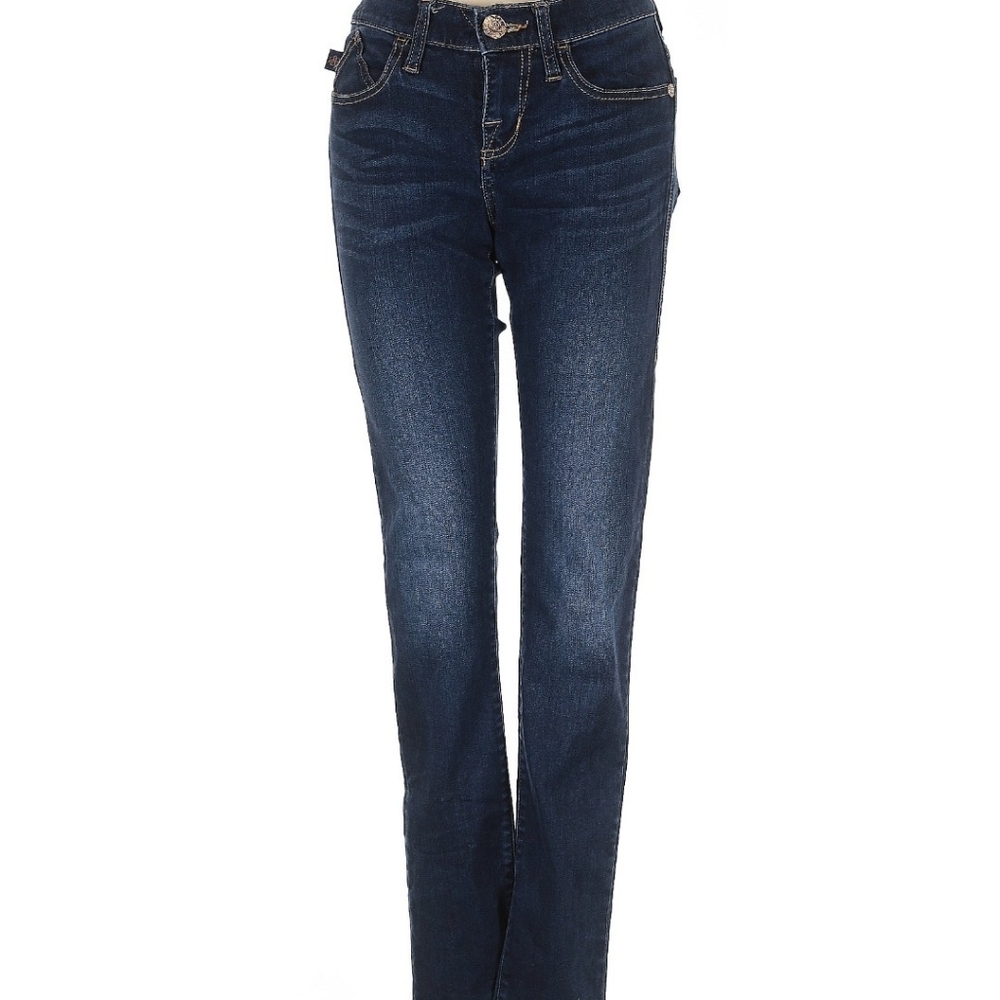 Brand- ROCK & REPUBLIC. Size- 2 M. Color- Dark Wash Blue Demin.